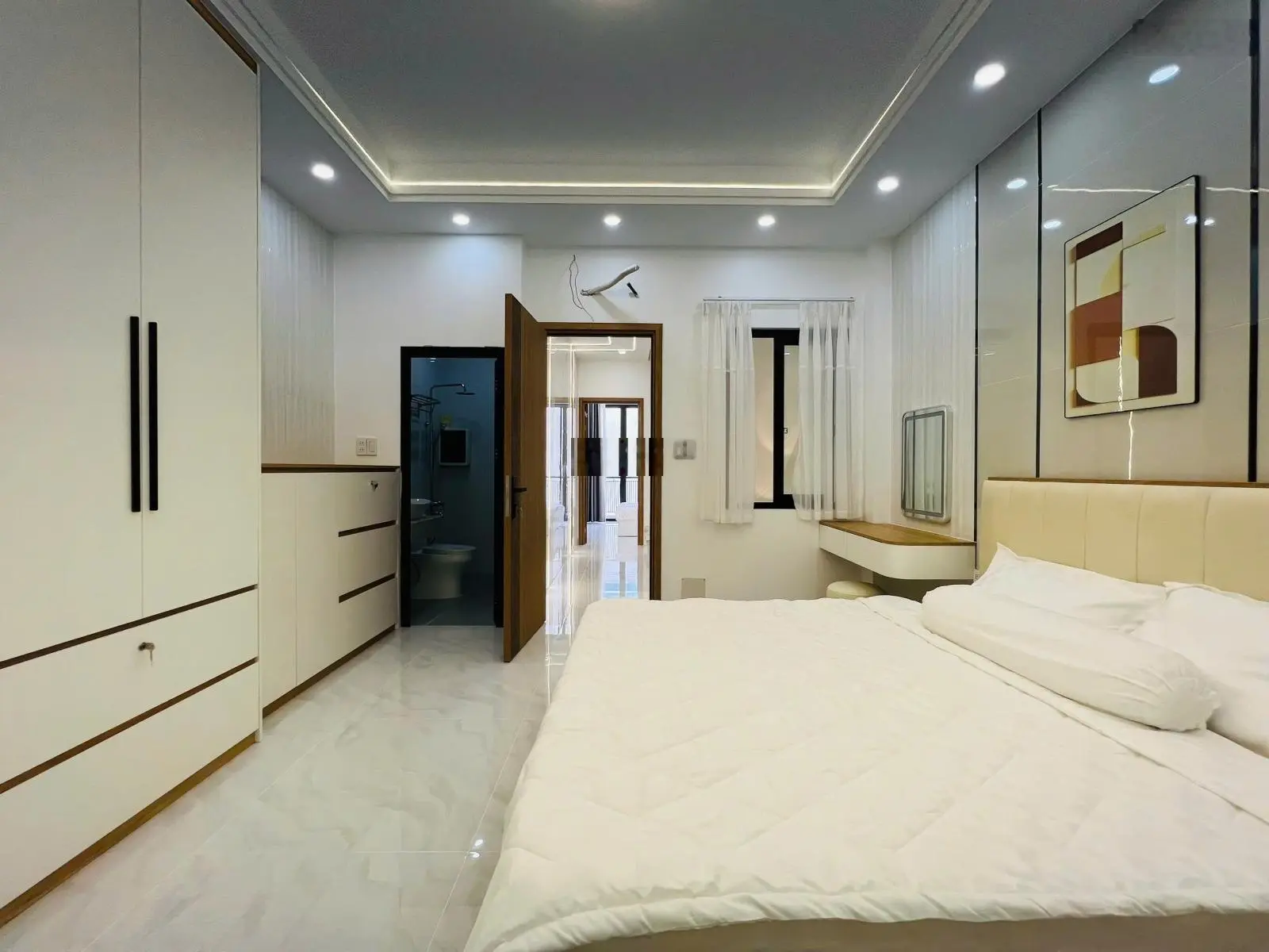 Bán Nhà Bình Tân - 363 Đất Mới (4x14m - 6ty88 TL) nội thất đầy đủ hiện đại. sát chợ Ngã tư bốn xã