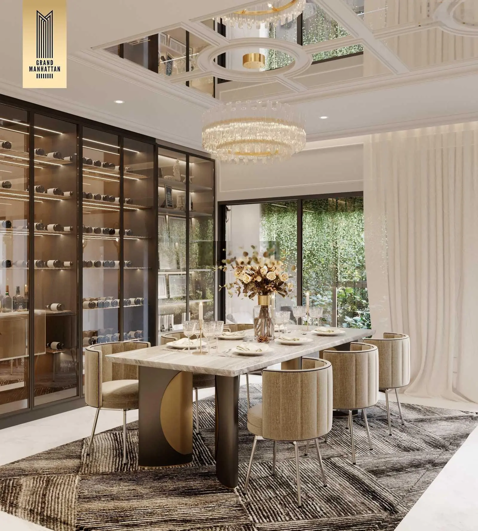 Ngộp Bán gấp căn hộ The Grand Manhattan Q1, căn 2PN 68m2 giá 8.5tỷ view sông SG