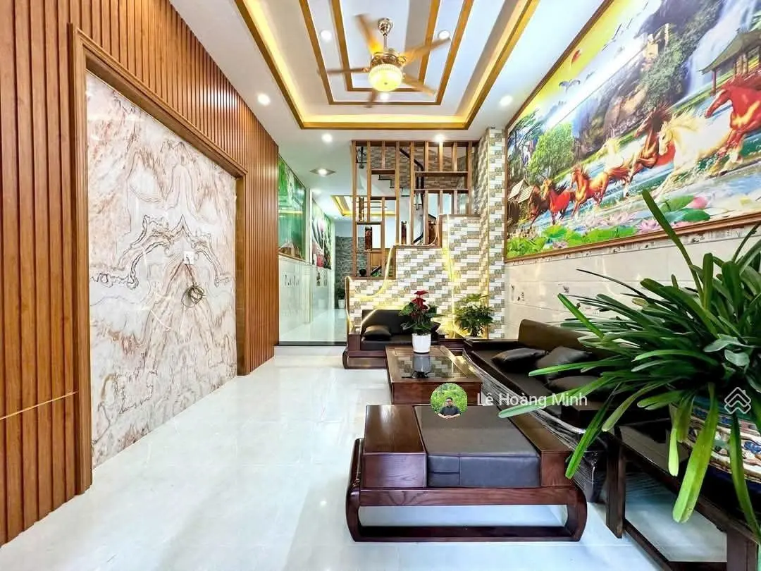 Nhà phố 4m x 15m. Đúc 2 lầu hẻm 5m thông đường Lâm Thị Hố