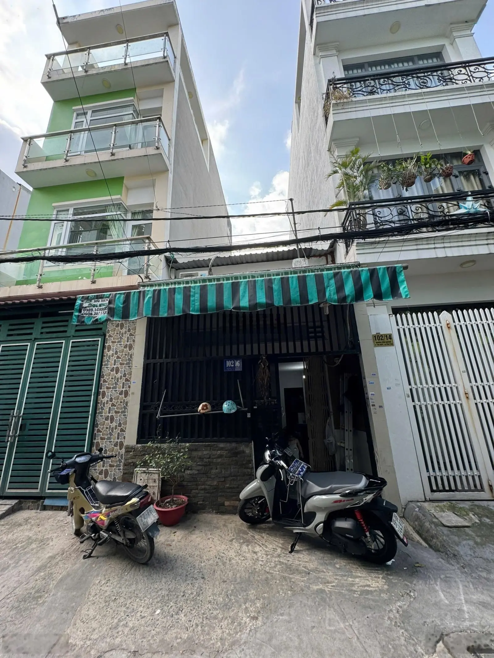 Bán nhà hẻm8m thông đối diện chợ Tân Hương q.Tân Phú 4x21m giá 7,2 tỷ TL