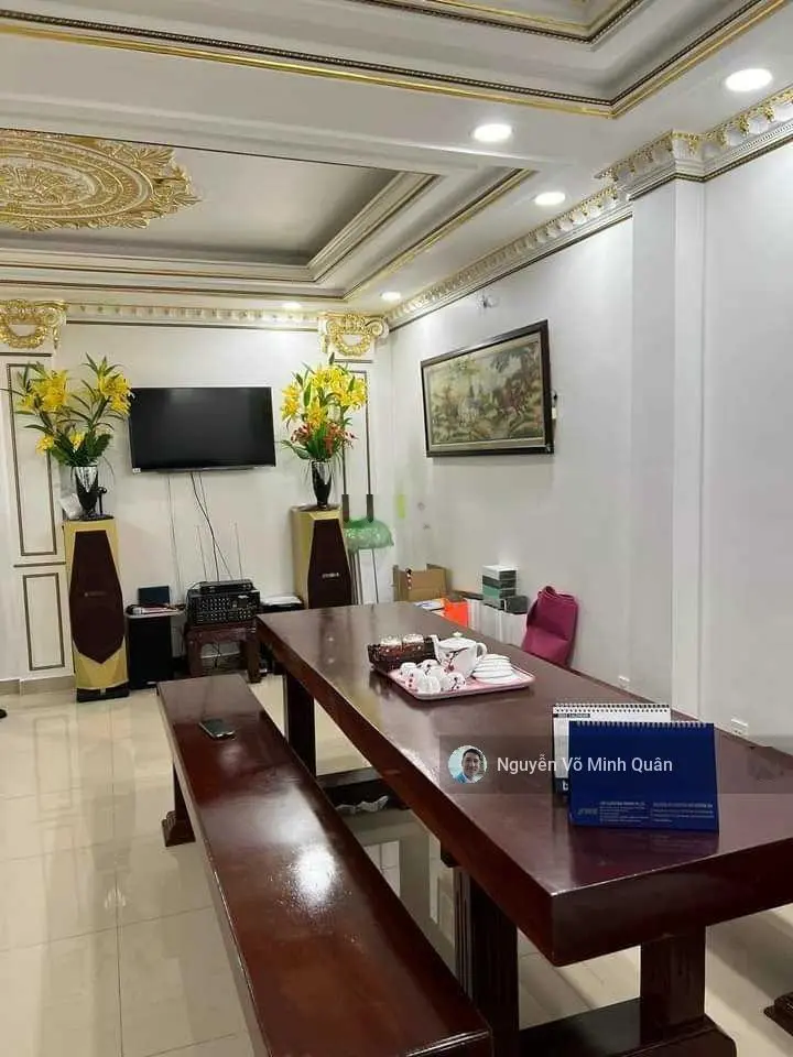 Nhà mặt tiền Hiệp Thành 13 Quận 12. 4 tầng DT 7mx48m.DTCN 326m2.Chợ Hiệp Thành sầm uất.Chỉ 16.5 tỷ