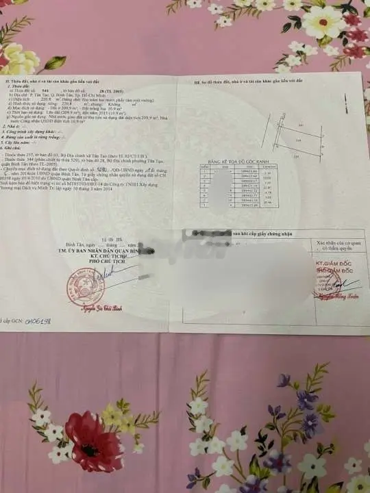 Cần bán đất thổ cư shr đg xe tải 5-7 tấn tiện làm kho giá:7.4 tỷ Tl