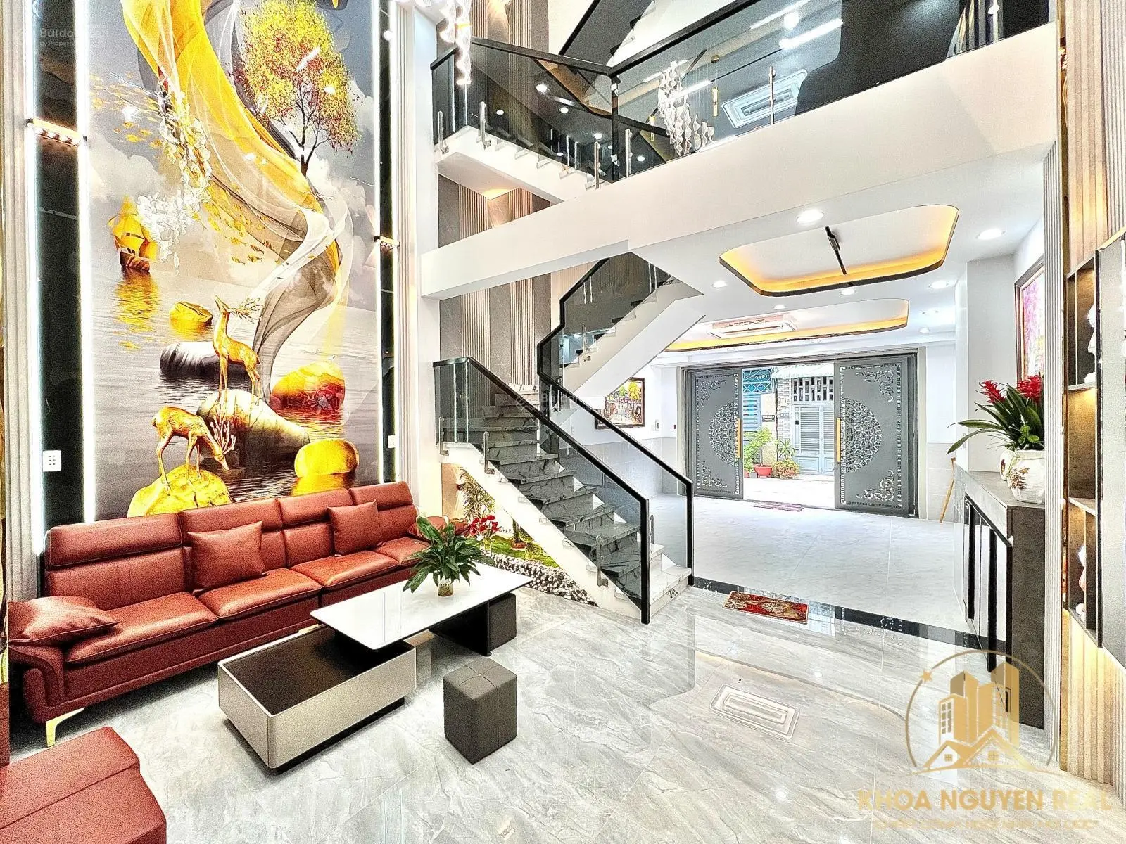Mẫu nhà hiện đại 2025 - thiết kế lửng ngược - full nội thất cao cấp - KDC Sài Gòn Mới, Nhà Bè