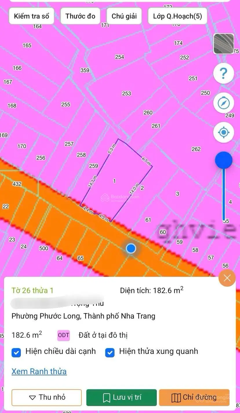 Giá 46tr/m2 Bán nhà giá bằng bán đất mặt tiền đường Lê Văn Tám _ Nha Trang- Ngang 8,7m đẹp