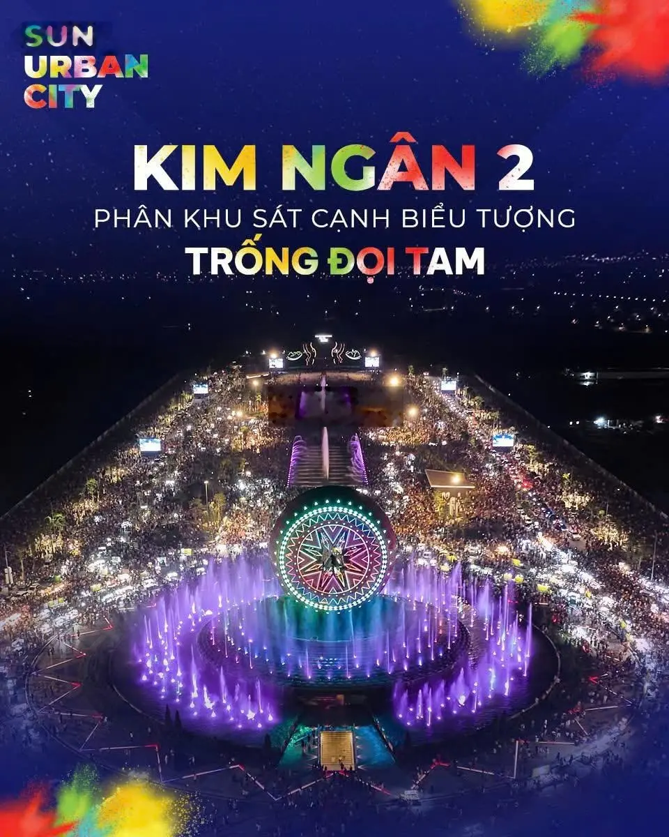 Ra hàng phân khu đẹp nhất dự án Sun Urban City Hà Nam - một bước ra quảng Trường trống Đọi Tam