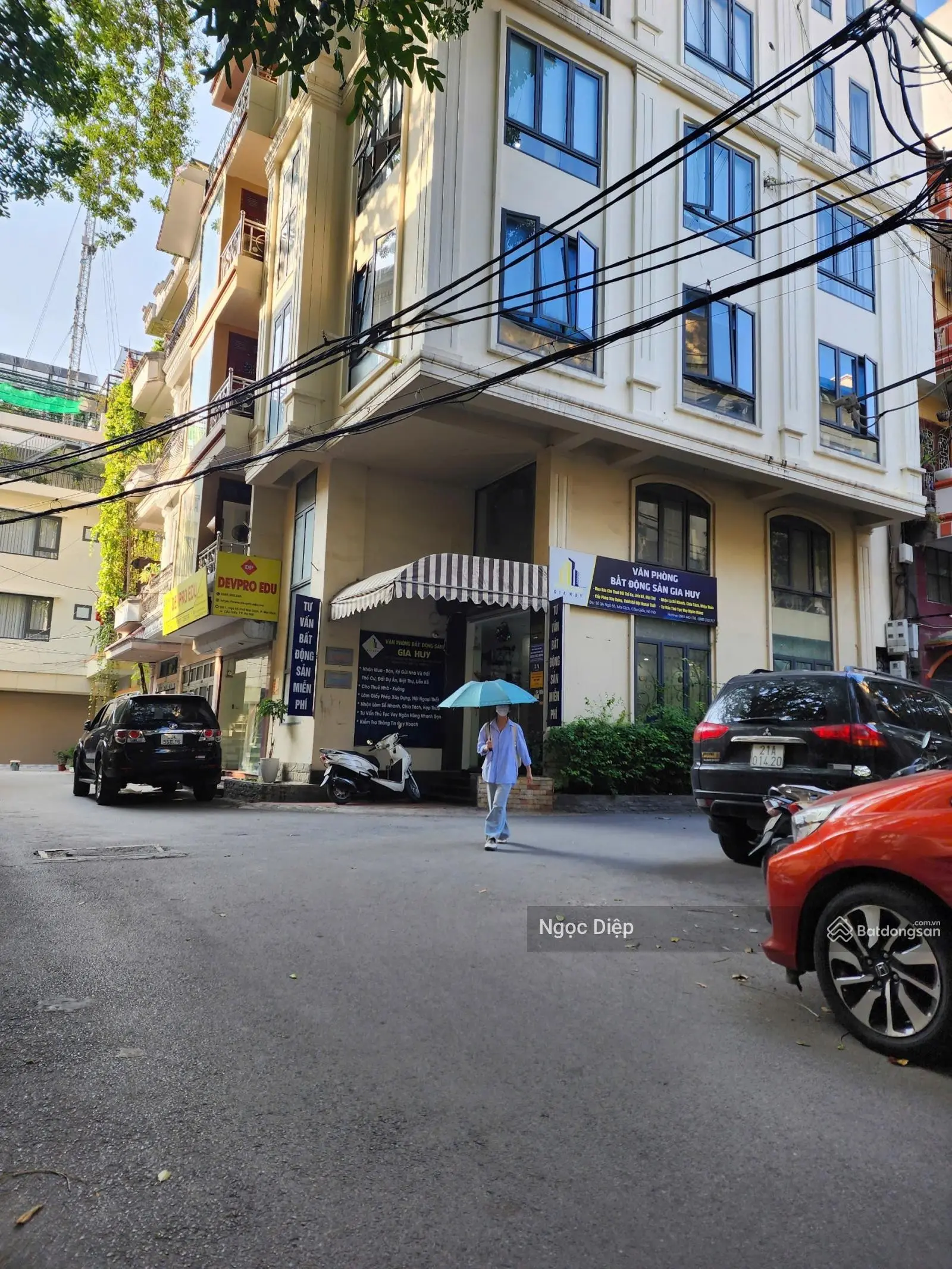 Bán toà nhà vp mặt phố mai dịch cầu giấy dt50m 5t 6mt giá đầu tư 0945 453 ***