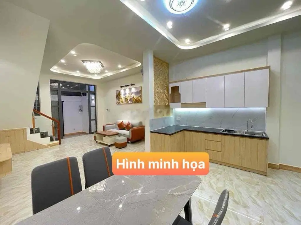 NHÀ 1 TRỆT 1 LẦU MẶT TIỀN ĐƯỜNG TRẦN QUỐC TOẢN - P6 - TPST