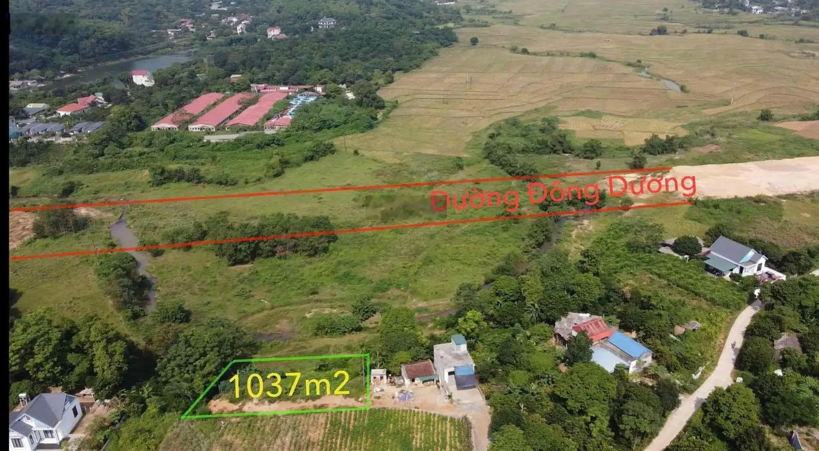 Đất nền 1037m2 tọa lạc tại Thị trấn Lương Sơn, Lương Sơn, Hòa Bình