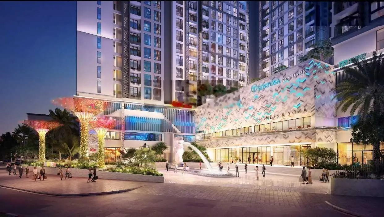 Chỉ từ 1,5 tỷ sở hữu ngay căn hộ sân vườn cao cấp Singapore - 3PN tại dự án Sentosa Sky Park