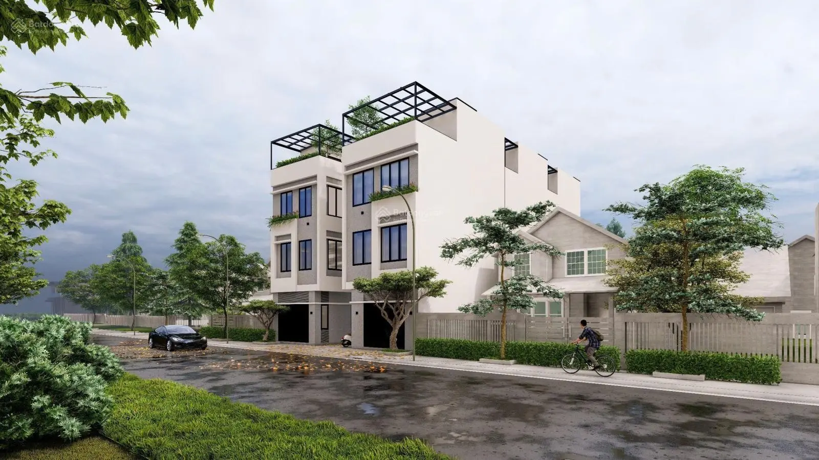 Bán nhà riêng tại thị trấn Chúc Sơn, 2 tỷ, 30m2, 3PN, 3WC, 4 tầng