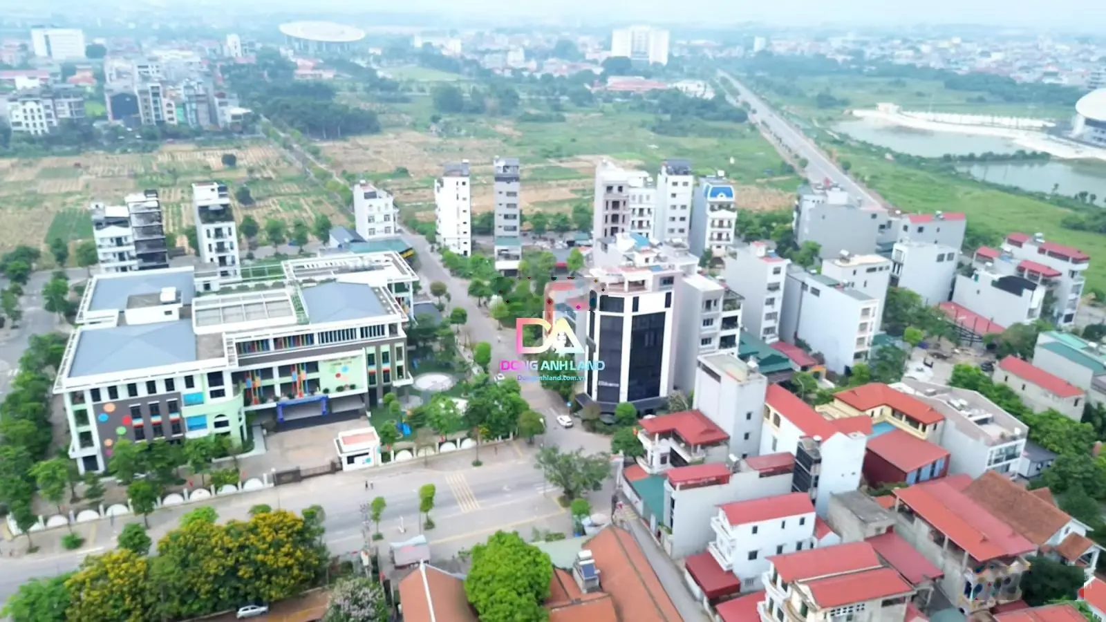 Bán đất đấu giá Vườn Đào Đông Anh kinh doanh view vườn hoa