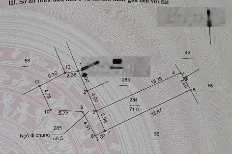Bán mảnh đất tại Truyền Thống, Phú Xuyên. Diện tích 71m2, giá 1,42 tỷ