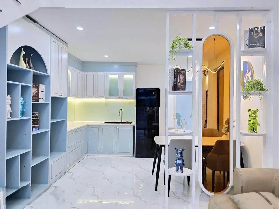 Bán nhà gần chợ Bà Hom, trệt/lầu SHR 44m2 thổ cư 100%, LH: Văn 0352 382 ***