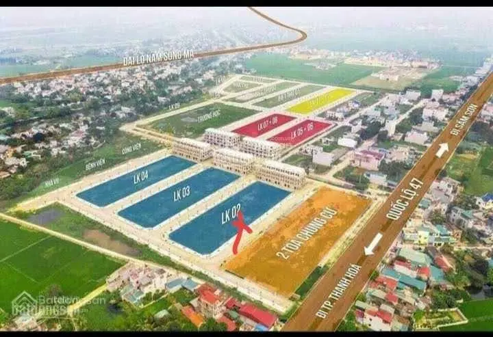Đón sóng Vành Đai 3 chính chủ cần bán 2 lô LK2 cực đẹp view chung cư và lô góc hướng Vành Đai 3