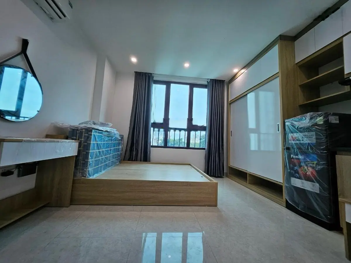 Bán toà CHDV Trần Cung 76m2 x 6T mặt tiền 7m,19P,kép kín full nội thất, GPXD, PCCC tiêu chuẩn