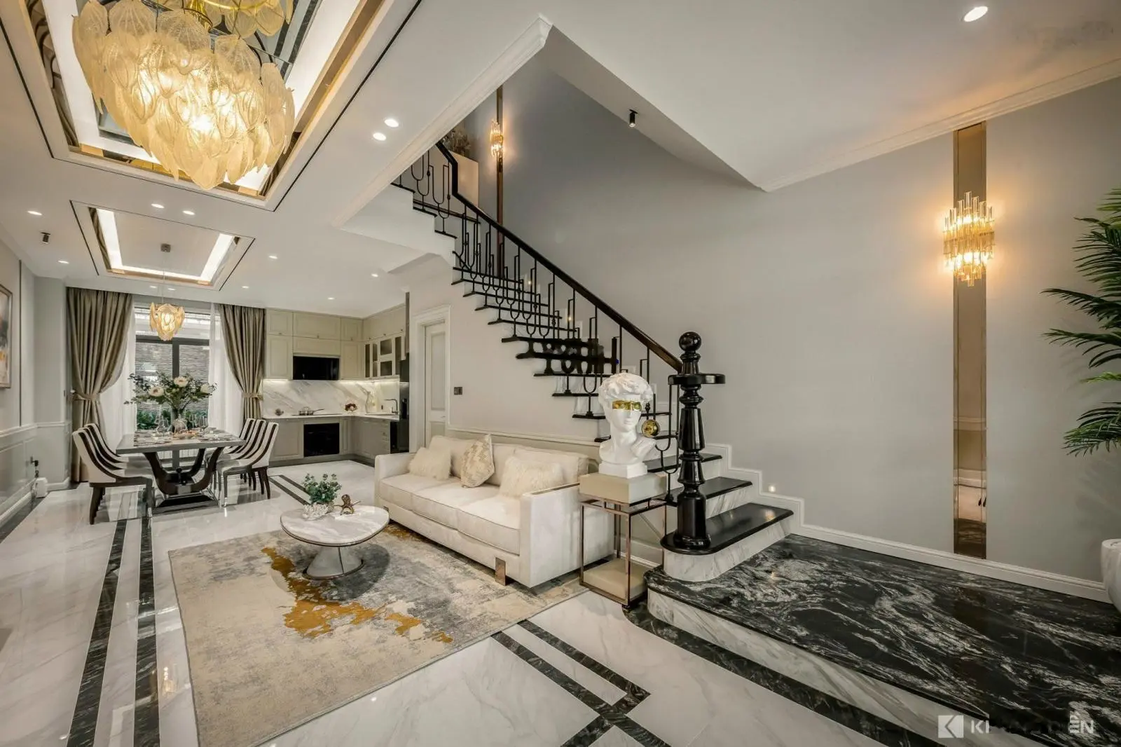 Bán nhà phố Classia Khang Điền 203m2 - 1trệt 3Lầu, Hoàn thiện cao cấp Châu Âu 32,2tỷ. 0918 712 ***
