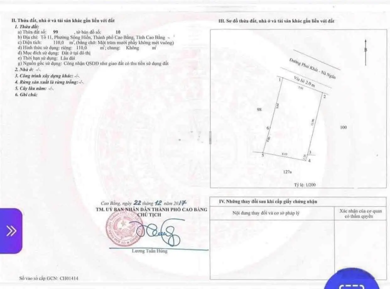 Chủ cần bán nhà MT KD phường Sông Hiến giá rẻ nhất đường