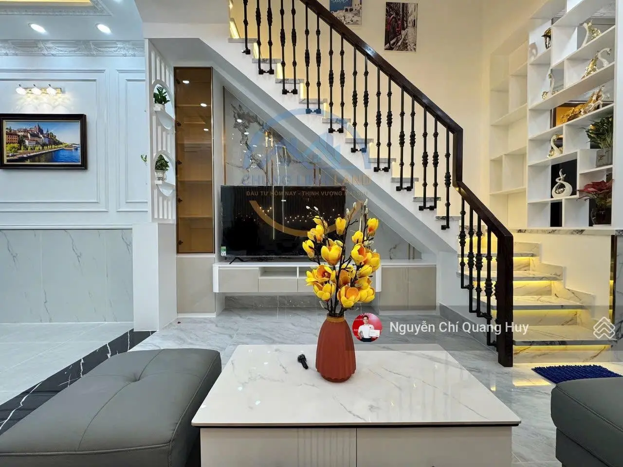 Nhà Phố KDC cao tầng đồng bộ - Đường rộng 8m Đào Tông Nguyên - 4m x 12,5m - Có gara xe - Giá 6,9 tỷ