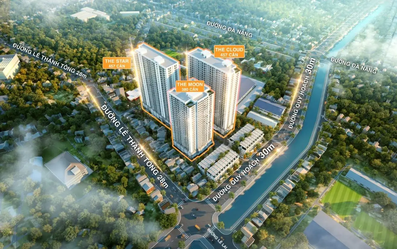 Cần bán nhanh căn góc view Đảo Vũ Yên dự án nhà ở xã hội MoonBay Residence (384 Lê Thánh Tông)