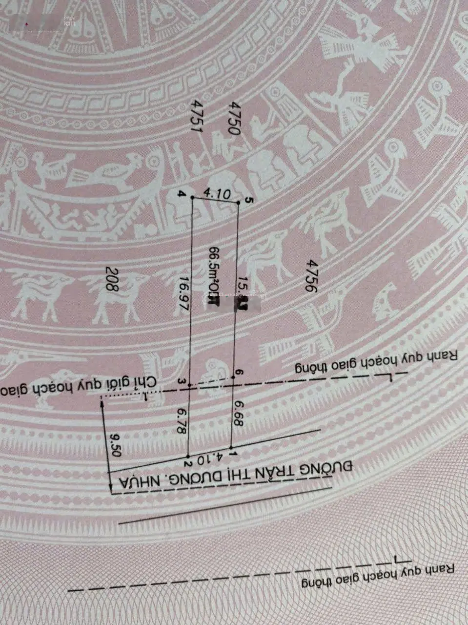 Bán đất mặt tiền kinh doanh đường Trần Thị Dương , Tđh, Dĩ An