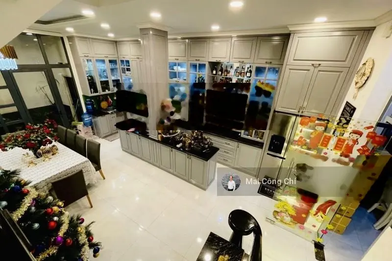 Biệt thự mini giáp Q10, 107m2 (5,2mx17m, nở hậu 5,7m), 4 tầng 6PN 5WC, sát mặt tiền