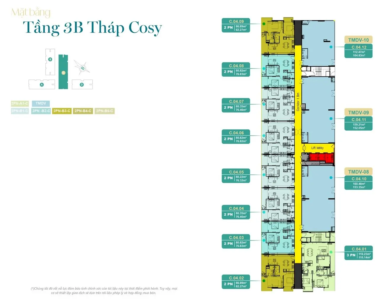 Căn góc view hồ bơi Fiato Uptown 3PN- Giá cực kỳ hấp dẫn