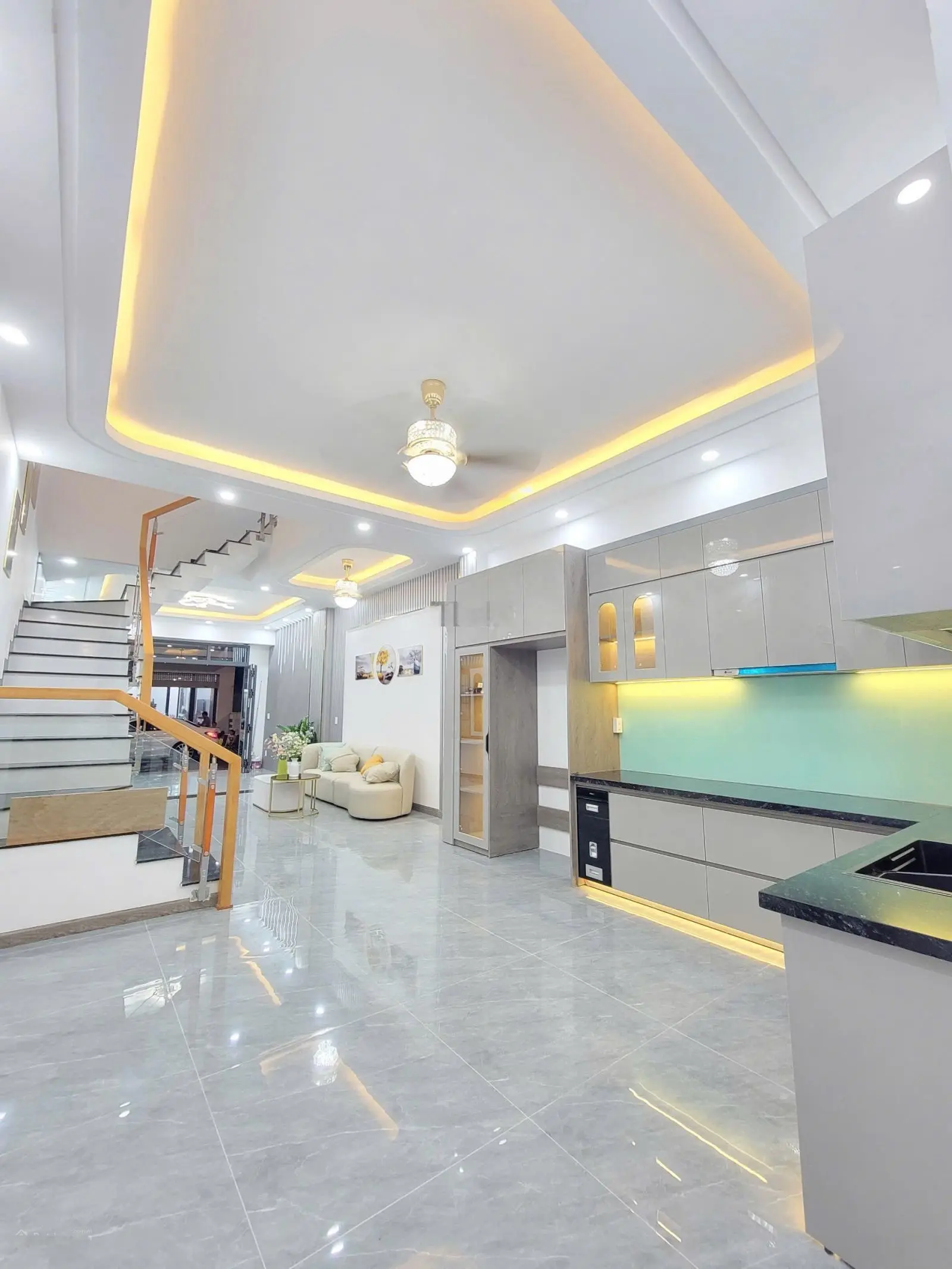 Bán nhà 1 trệt 2 lầu 67,5m2(4,5x15) tặng full nội thất gần vòng xoay an phú KDC An Phú 1, p. An Phú