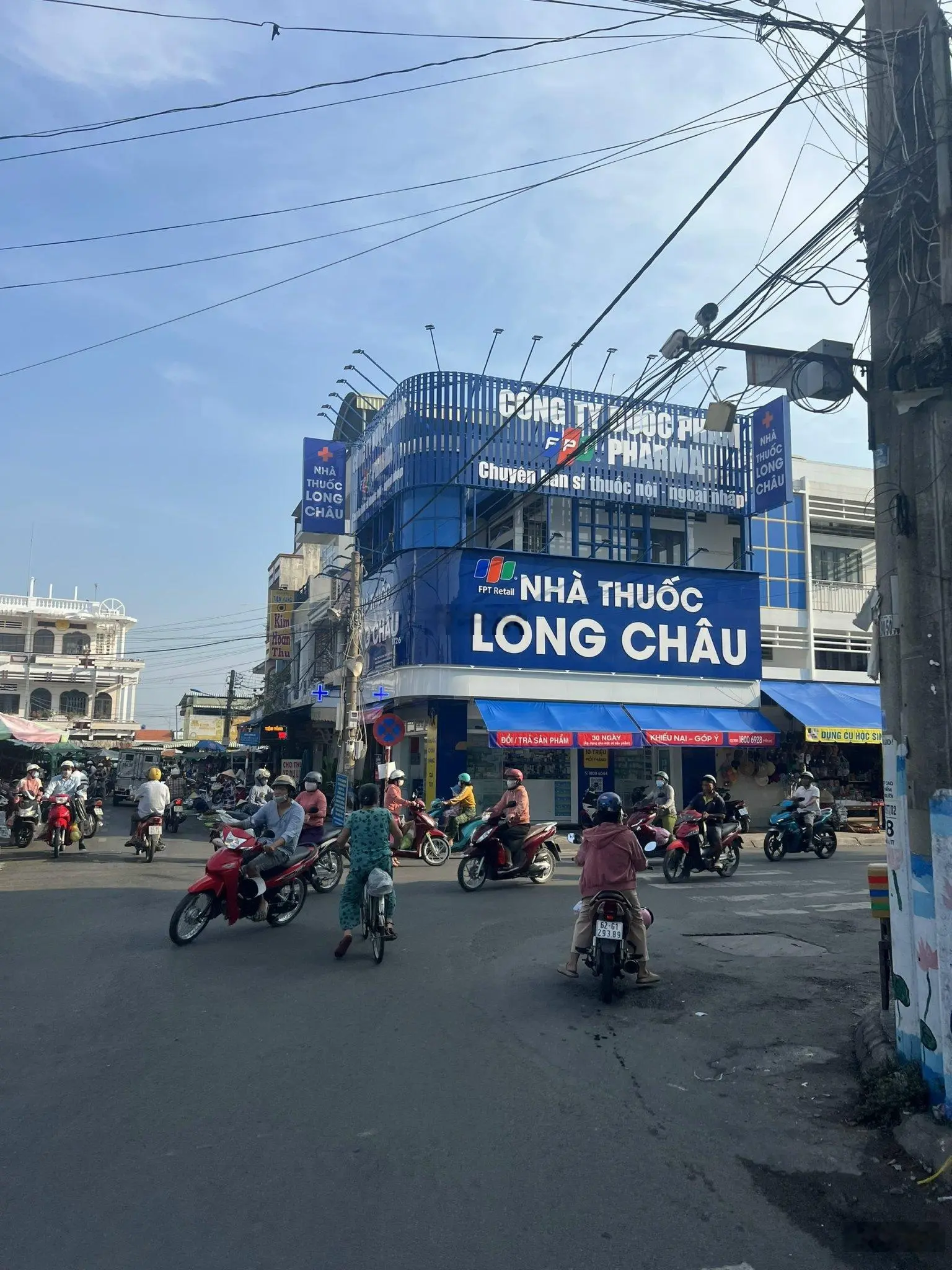 Bán đất 2 mặt tiền đường Trương Công định ngay trung tâm thị trấn Thủ Thừa