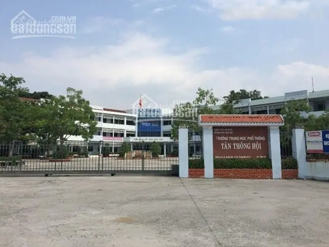 Ngân hàng thanh lý lô đất mặt tiền đường số 5 ngay chợ Tân Thông Hội 86m2 giá 1tỷ890 Sổ hồng riêng