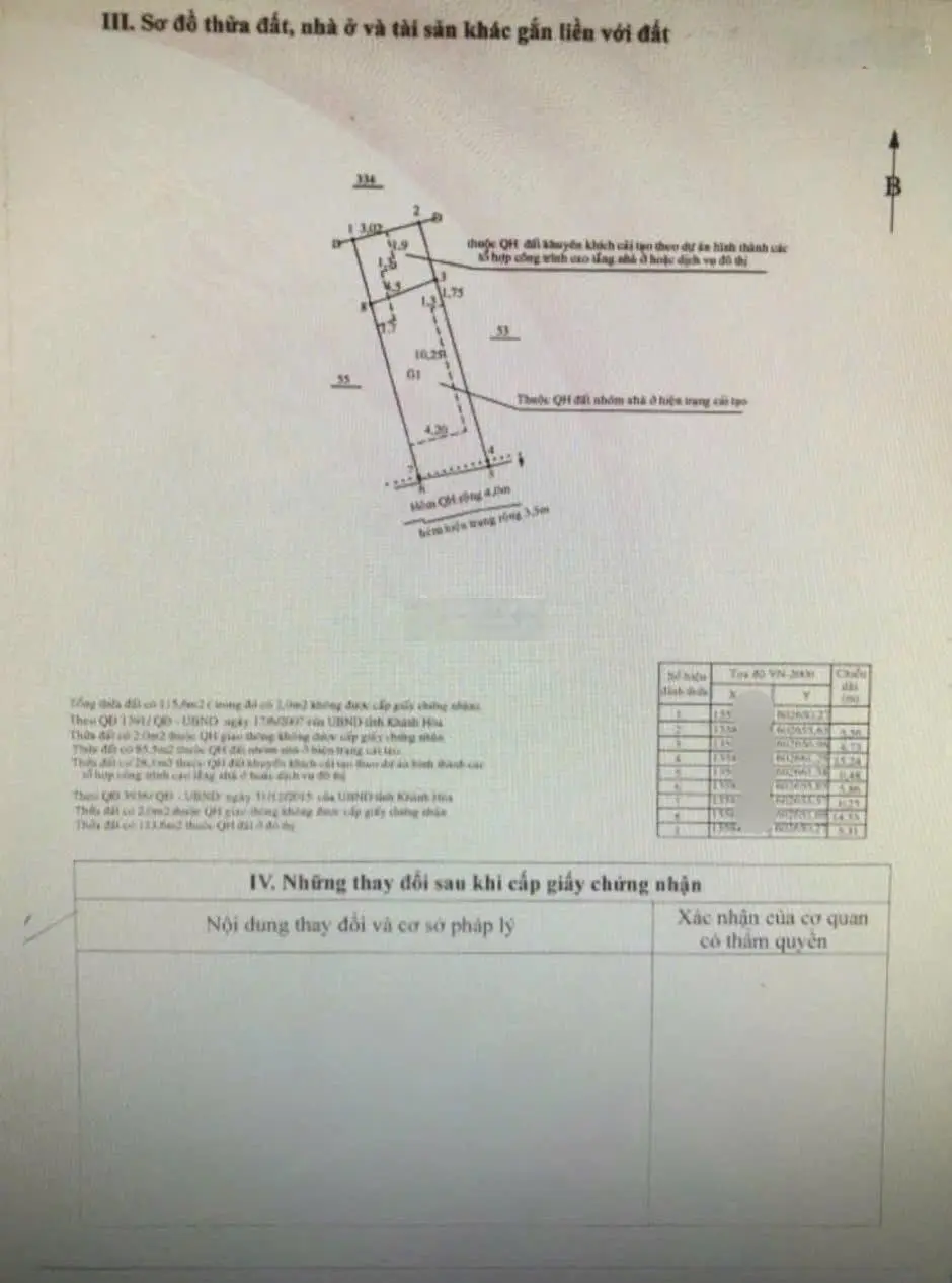 Bán nhà cấp 4 cũ (113.6m2, ngang 5.8m) hẻm 4m Mai Xuân Thưởng, cách biển 600m. Giá bán 4.15 tỷ