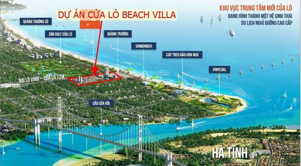 Cần bán căn Nhà Vườn giá 7,x tỷ Nhà + Đất Dự án CỬA LÒ BEACH VILLA - Đối diện VIN WONDER