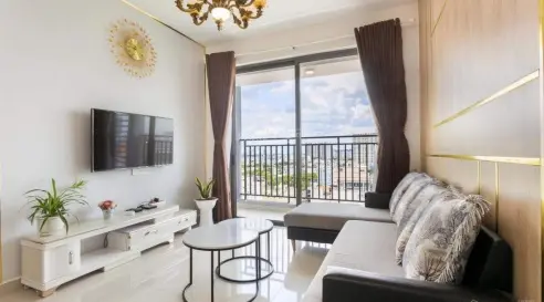 Bán nhanh căn hộ hưng ngân garden q.12, 66m2 2 phòng ngủ,có sổ hồng,tặng nội thất giá 2.05 tỷ tl