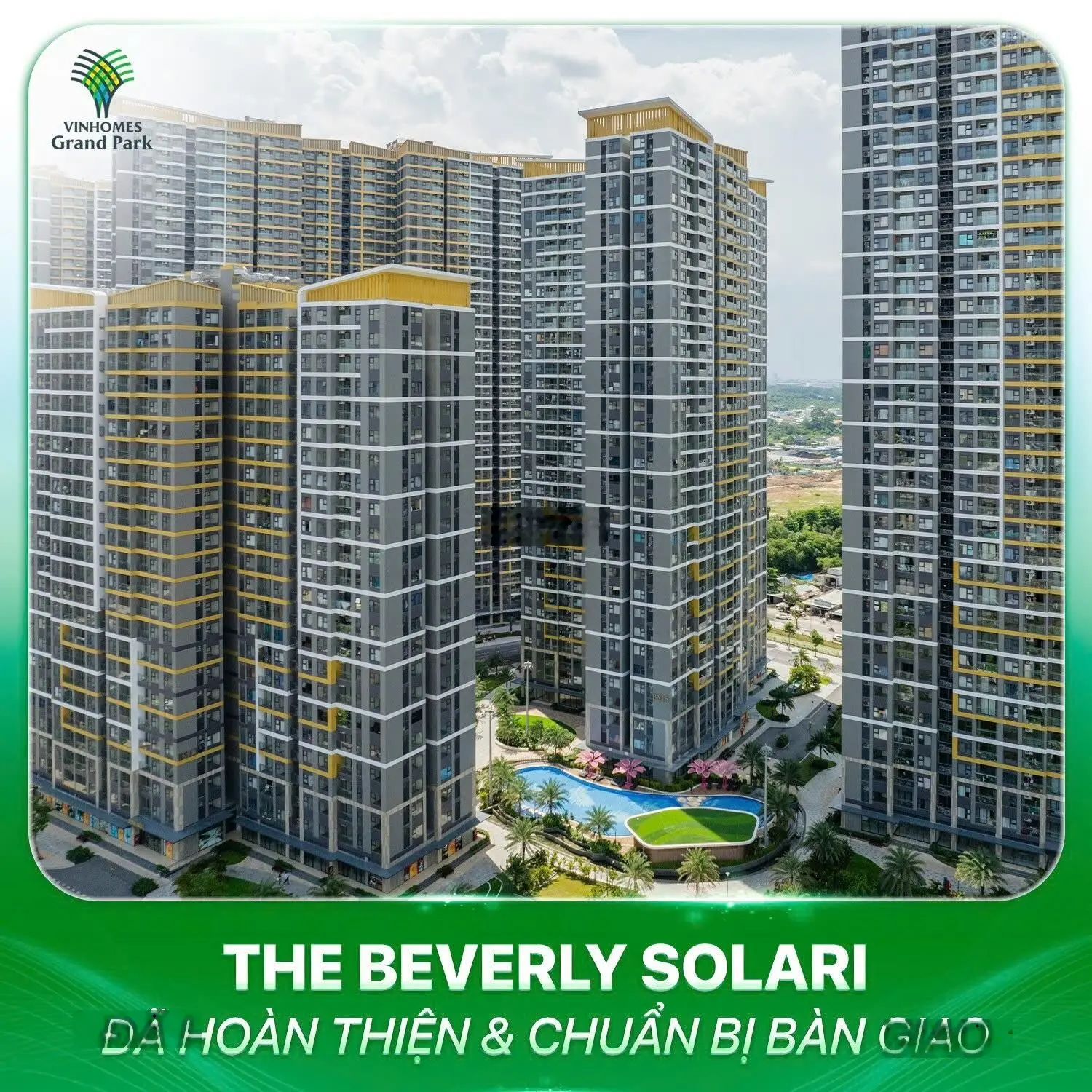 Chấn động Beverly Solari 2tỷ980 hàng mới Vinhomes Grand Park. Phân khu Thè Tropical