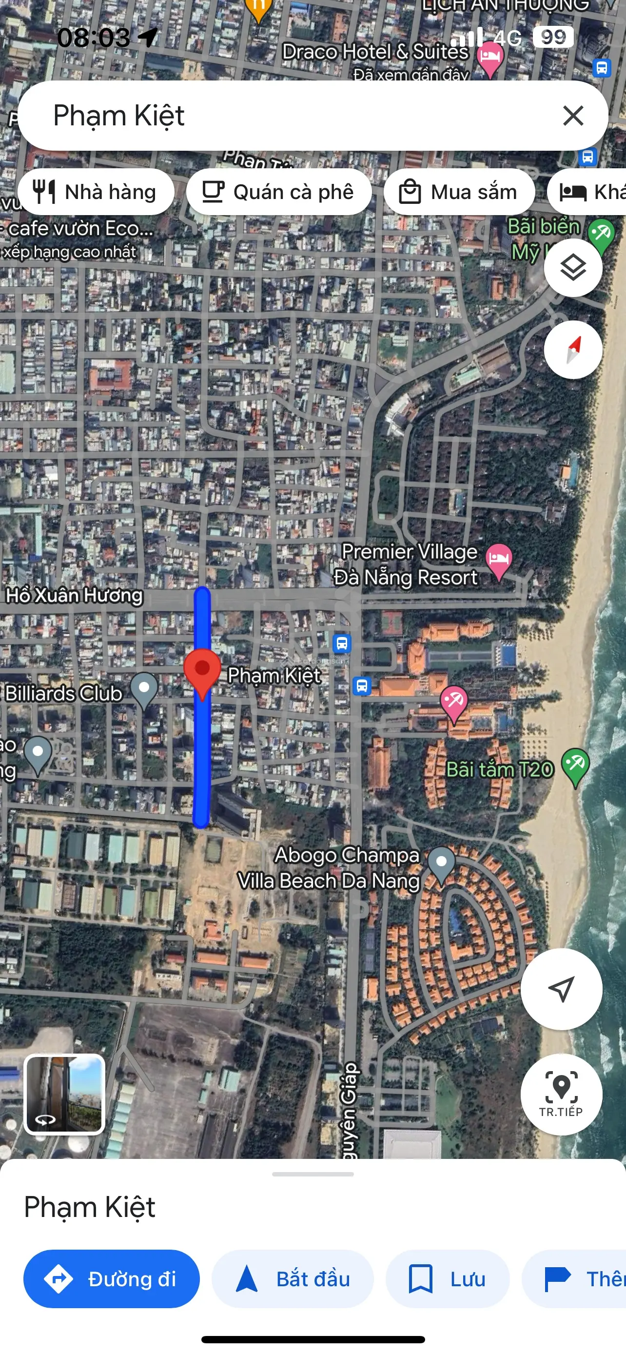 Cần bán đất MT Phạm Kiệt gần biển, KDC Nhà Máy Cao Su, thích hợp xây căn hộ cho thuê