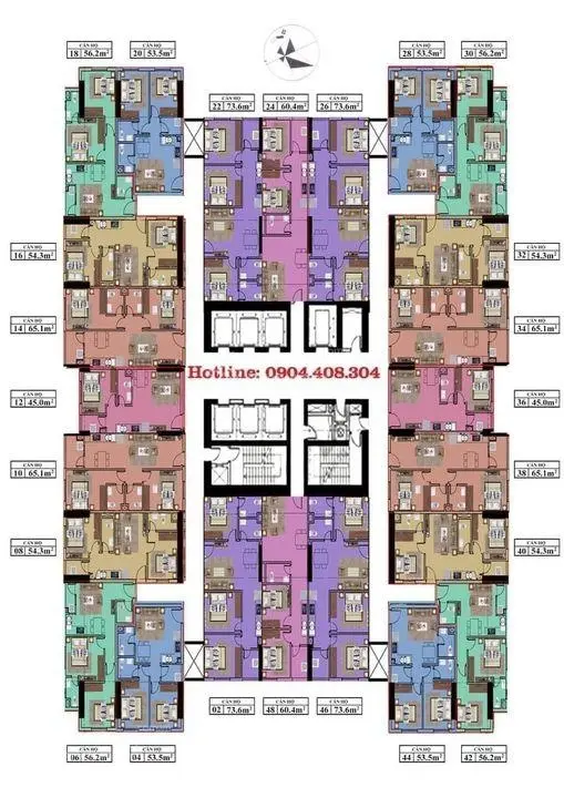 CC siêu đẹp, căn hộ tòa CT12B Kim Văn Kim Lũ 45m2 1PN, SĐCC, BC Tây Bắc giá 2.x tỷ