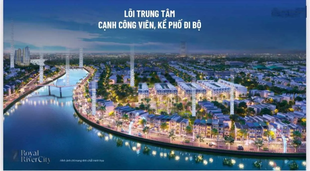 Royal River City - thanh toán 50% sở hữu ngay nhà phố liền kề 5 tầng vị trí đắt giá hiếm có