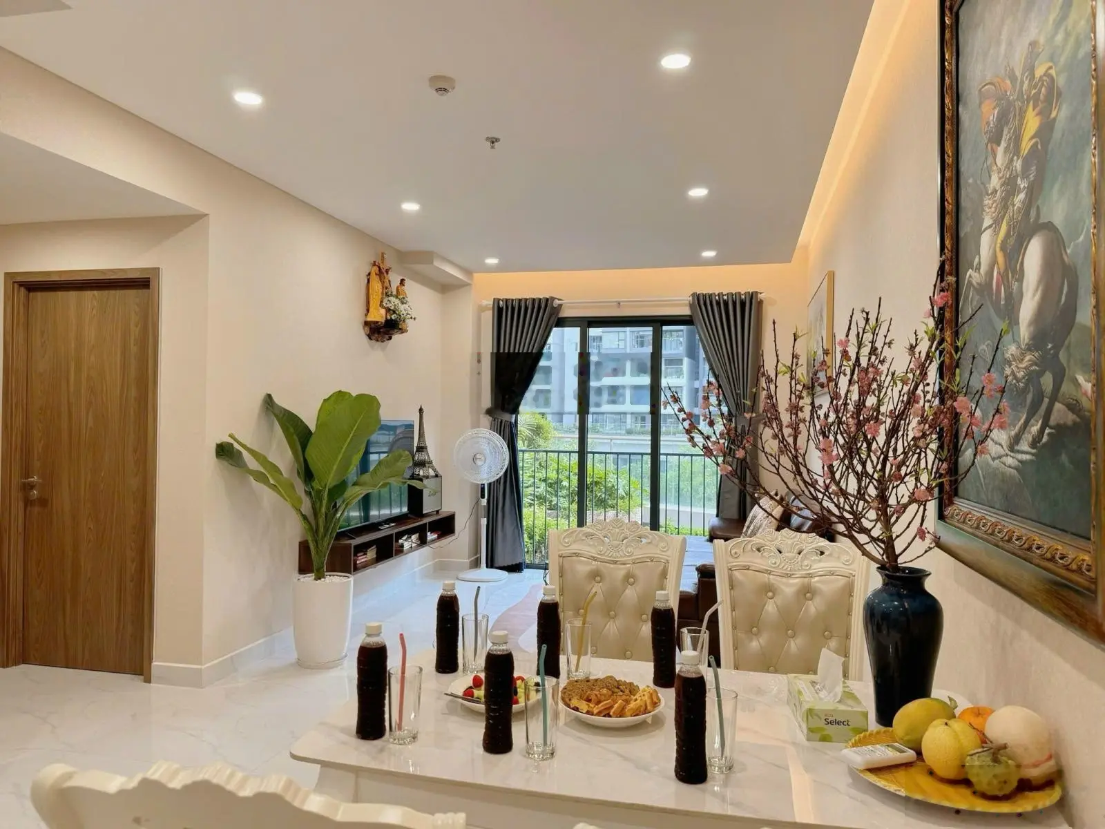 Bán căn hộ Diamond Alnata 2PN+2WC(88,8m2) giá 4,260 tỷ, view đại lộ Gamuda