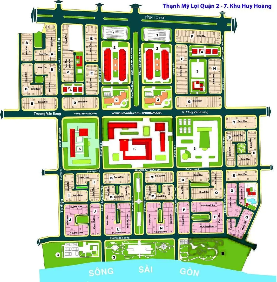 Bán đất nền Thạnh Mỹ Lợi 100m2 - 500m2, giá 125tr/m2, thời điểm vàng sở hữu nền đất đẹp - giá tốt