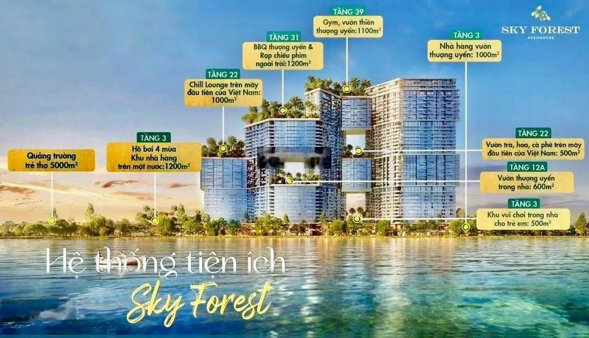 Bán căn hộ 1 phòng ngủ toà SKY FOREST giá tốt nhất thị trường 1,7x tỷ bao phí, LH: 0328 920 ***Zalo)