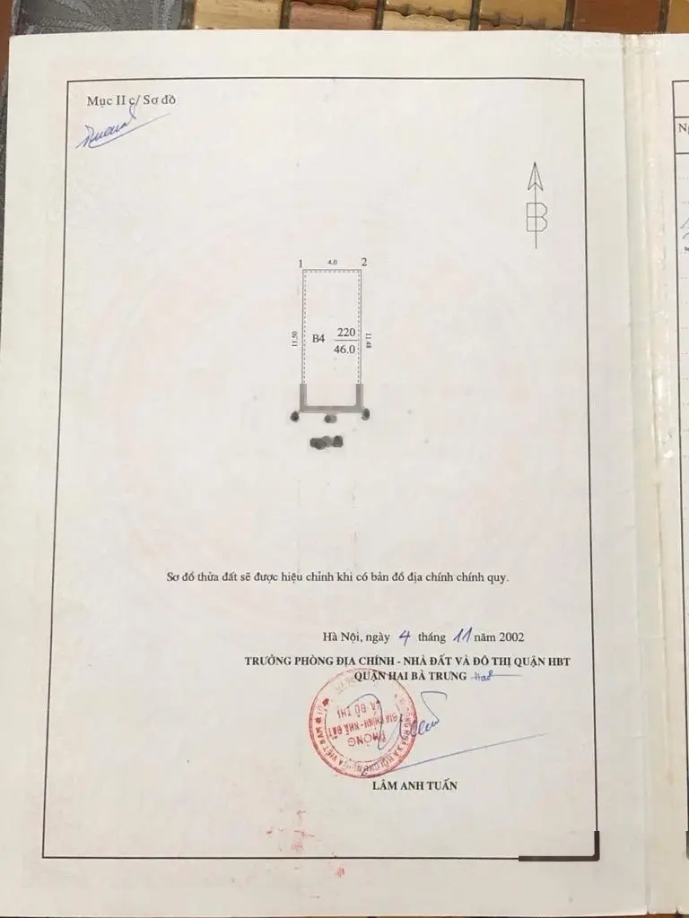 Bán nhà khu vực hoàng mai, phân lô oto tránh.
