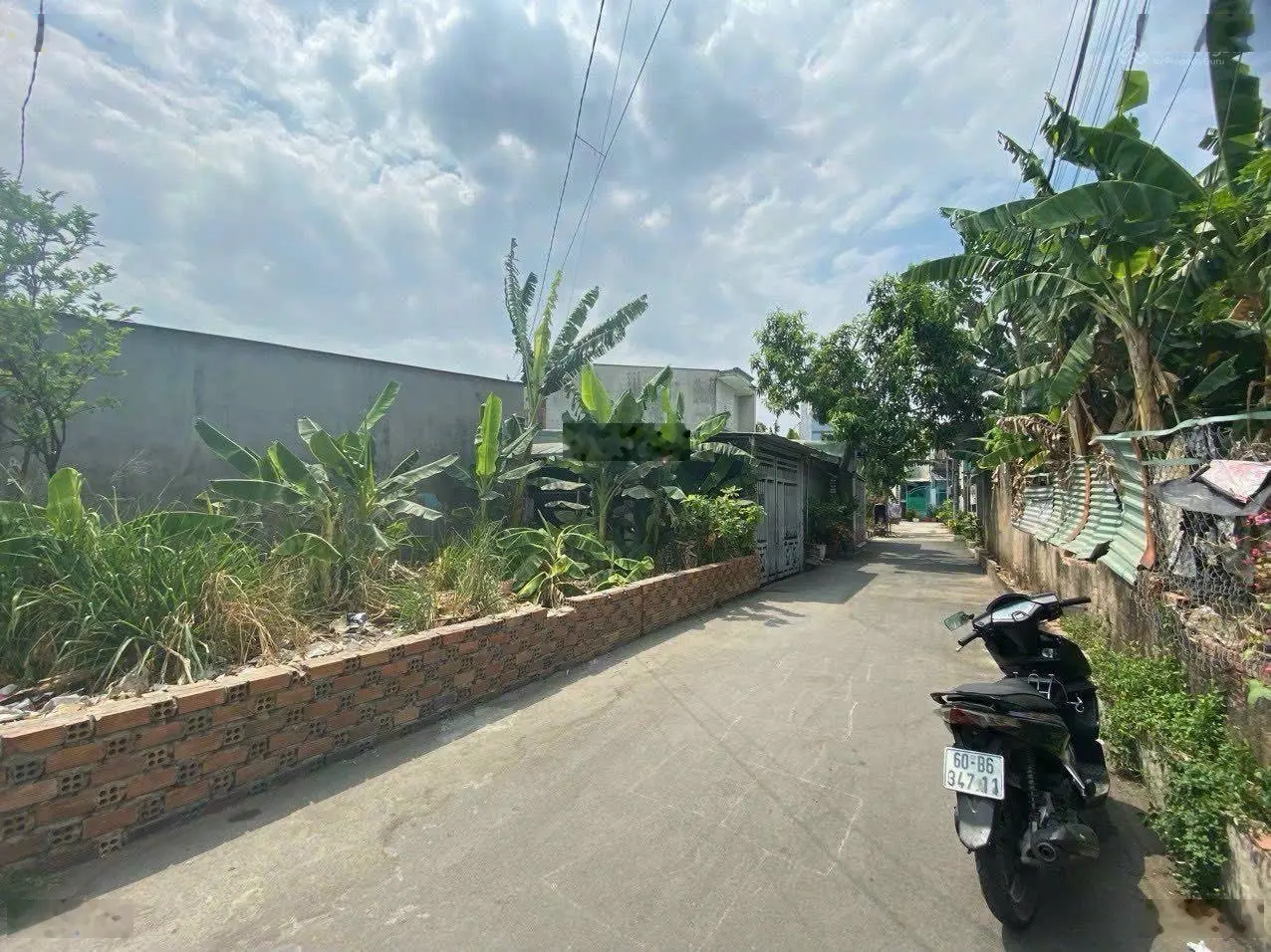 Đất thổ cư 2 mặt tiền trước sau
