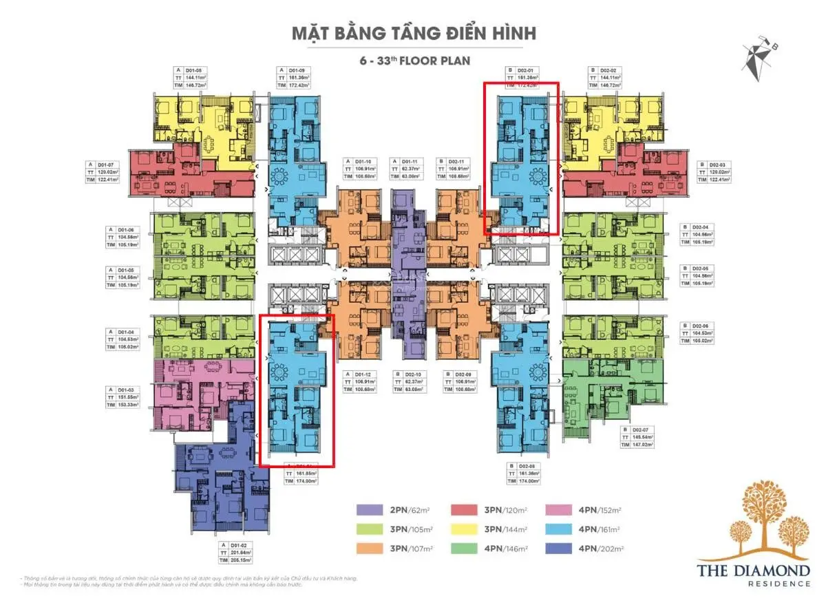 Bán căn hộ chung cư giá siêu hời chỉ 14,5 tỷ tại the diamond residence diện tích160m2
