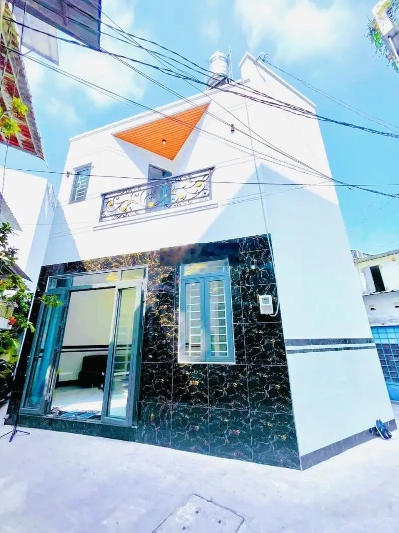 Nhà mới đón tết 3 mặt thoáng ngay Quang Trung P8 2 tầng 47m2 gía chỉ 3,45 tỷ