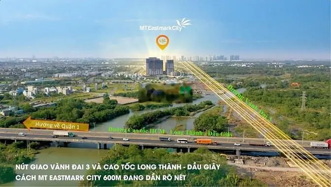 Bán căn hộ 2 phòng ngủ giá 2,9 tỷ, diện tích 70 m2, tại Long Trường, quận 9