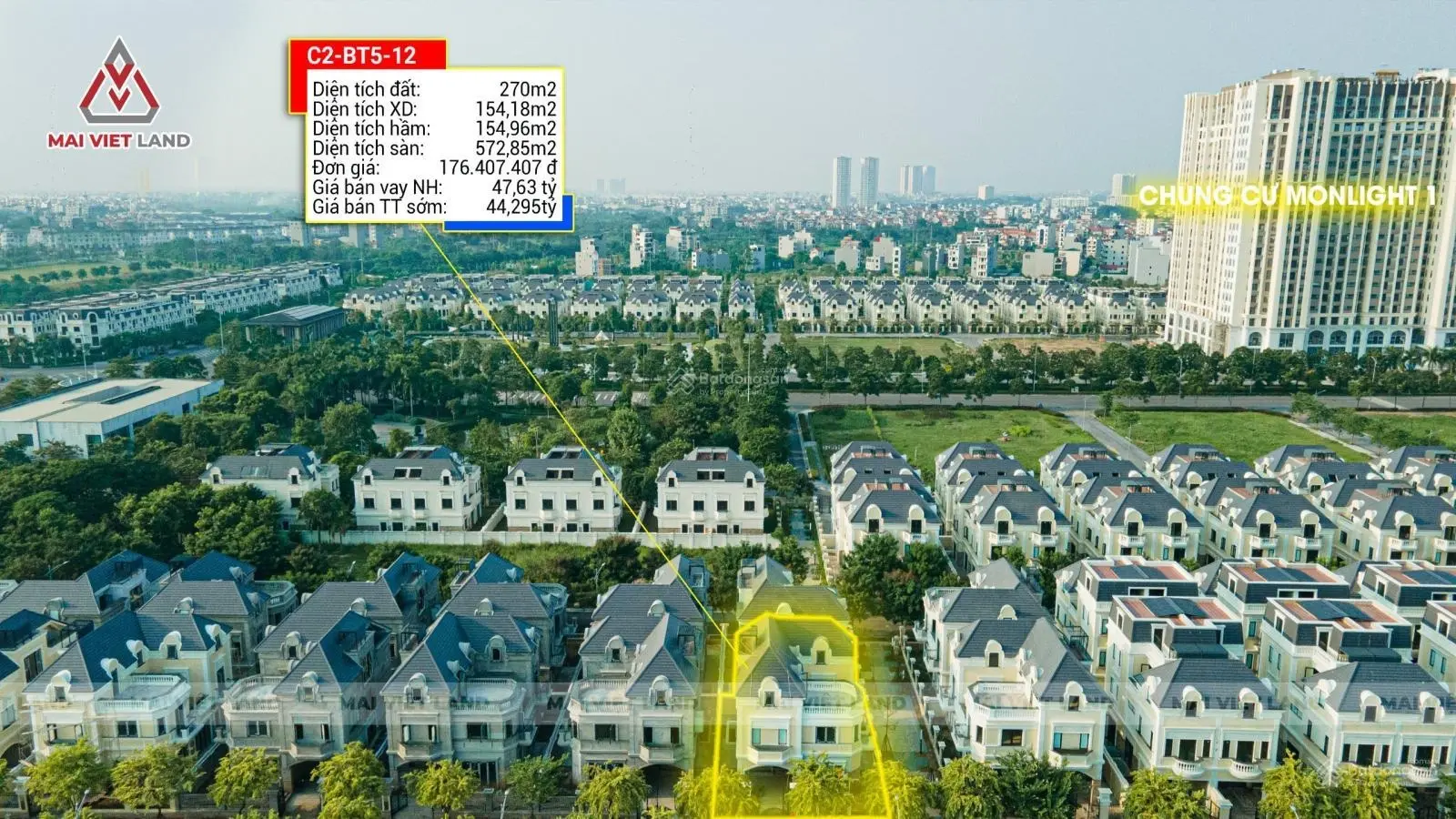 Chính chủ bán căn liên kề 80m2 - biệt thự 126m2 giá thấp nhất thị trường - quý mở bán mới vay 0%