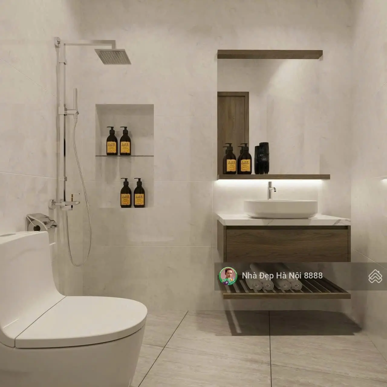 Chỉ cách hồ 20m một căn nhà mới xây kiêu hãnh vươn lên giữa lòng phố 6 tầng, thang máy mặt tiền 4m