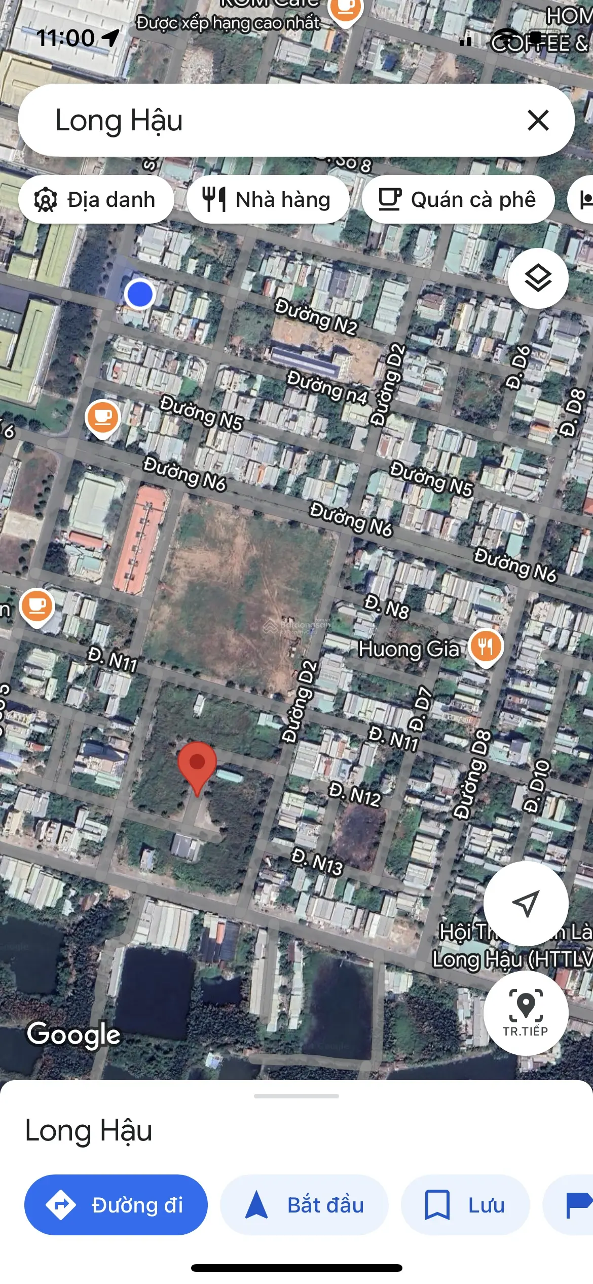 KDC Long Hậu - Giá chỉ 2.250 tỷ /100 m2- Hướng Đông- Gần đường số 5 và Số 8