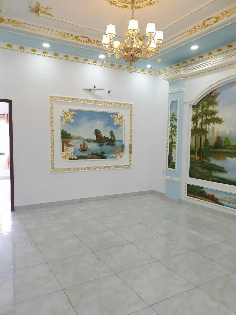 Nhà 2 lầu DT : 5 x 30m MT đường nhựa thông 8m gần chợ xuân thới thượng