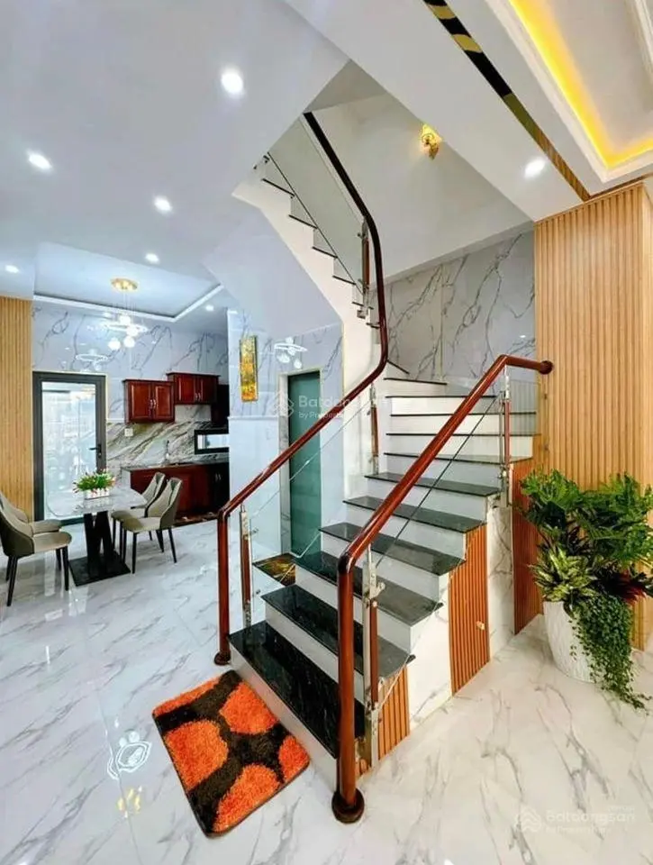 Nhà đẹp kinh doanh tốt 1 trệt 1 lầu tại Bình Tân Đường An Dương Vương Gần Công Viên Phú Lâm 70m2