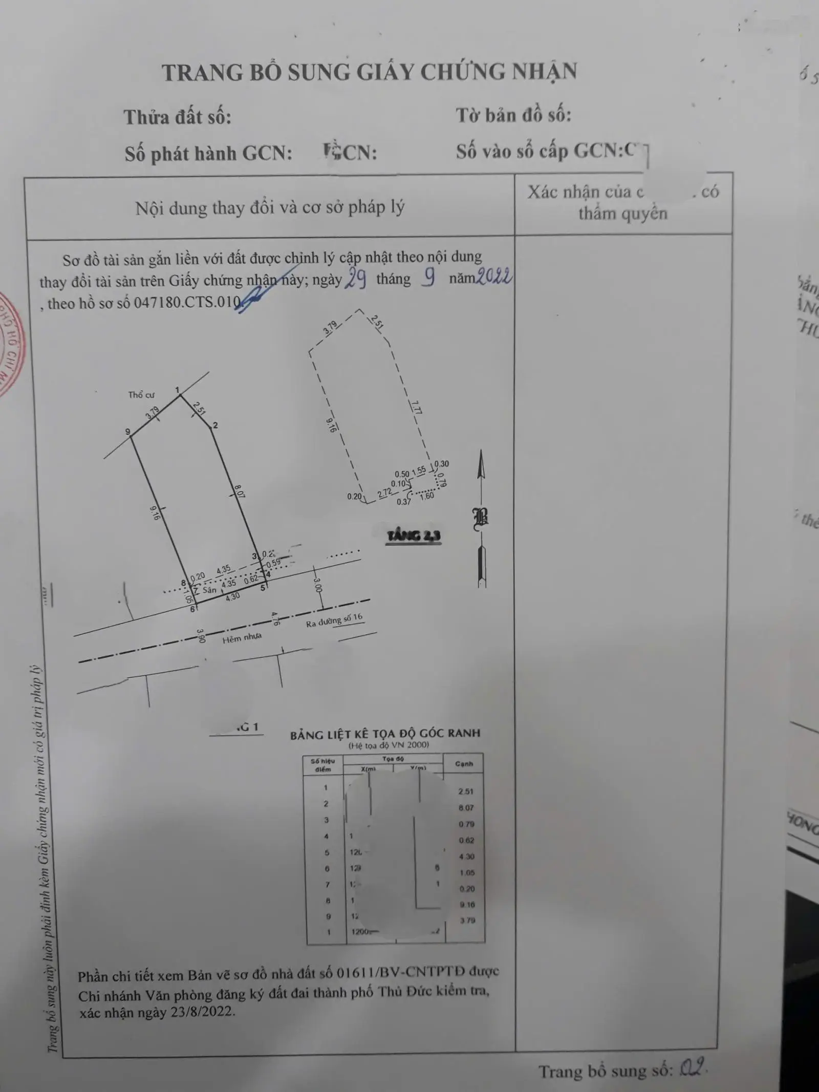 Bán Nhà riêng 3PN, 3WC tại Đường 16, Linh Chiểu, Thủ Đức, 5,5 tỷ, 48m2